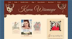 Desktop Screenshot of karenwitemeyer.com